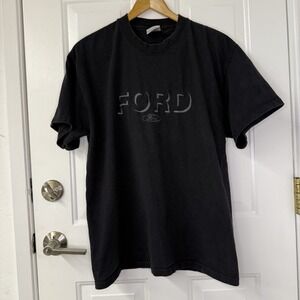 Ford Embroidered T-shirt In Black Mens Size‎ Large